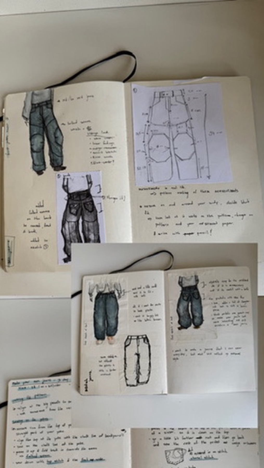 Sketches and moodboards