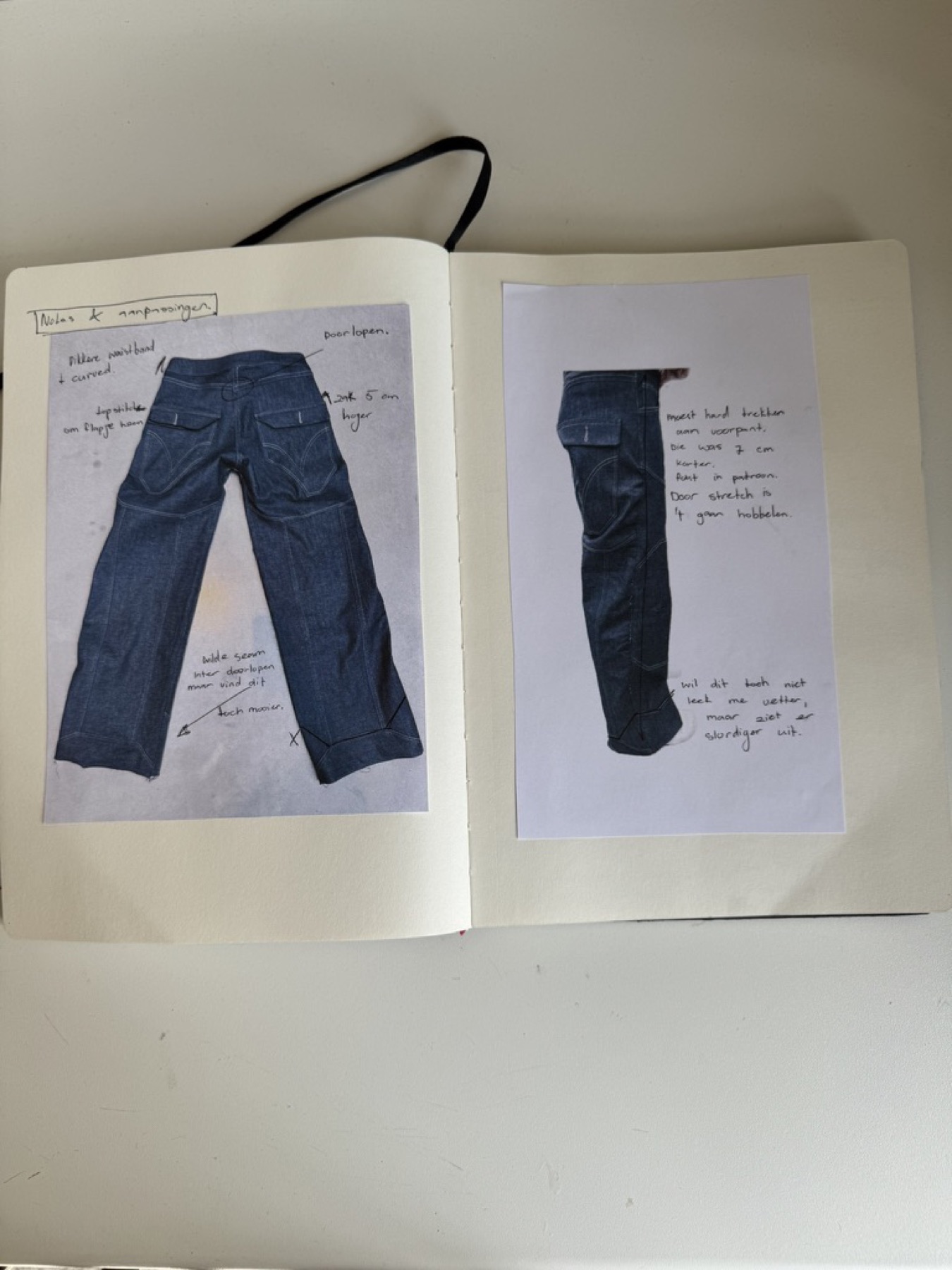 Sketches and moodboards