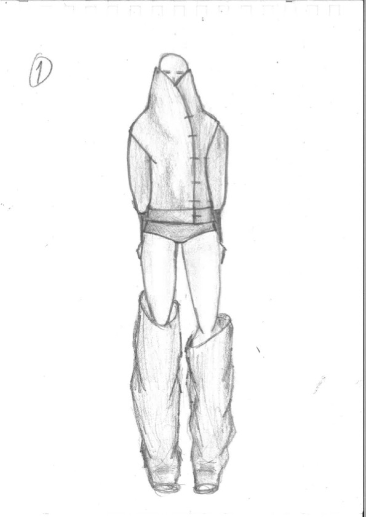 Final look sketch