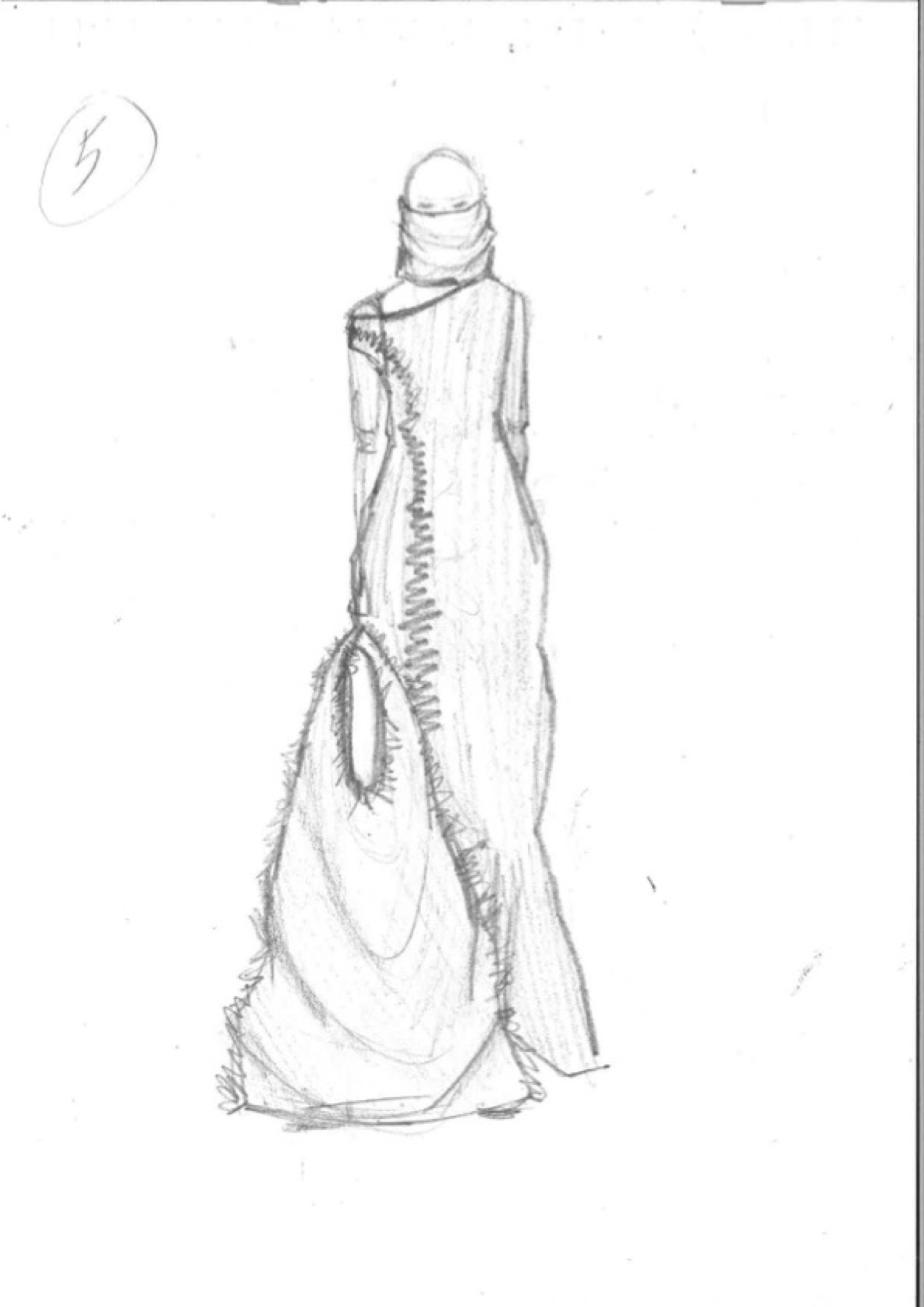 Final look sketch